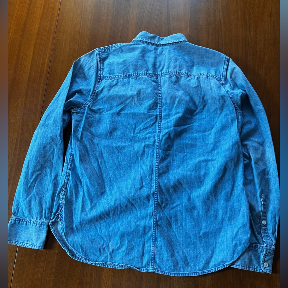 Perfect Condition Jcrew Denim Button Down - image 3